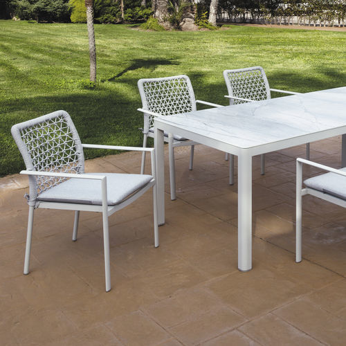 Moderner Esszimmerstuhl - VERONA - ARKIMUEBLE - für Garten / für Terrasse / Stoff