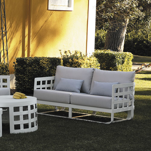 Sofa für Garten MILAN ARKIMUEBLE für Terrasse / weiß / Stoff