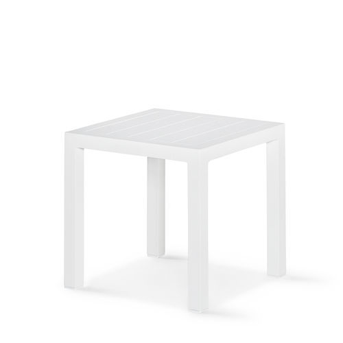Moderner Beistelltisch - CALPE - ARKIMUEBLE - Aluminium / Gestell aus Aluminium / quadratisch