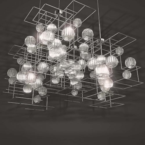 Hängelampe - MOULE - Marchetti Illuminazione - Stahl / geblasenes Glas / modern
