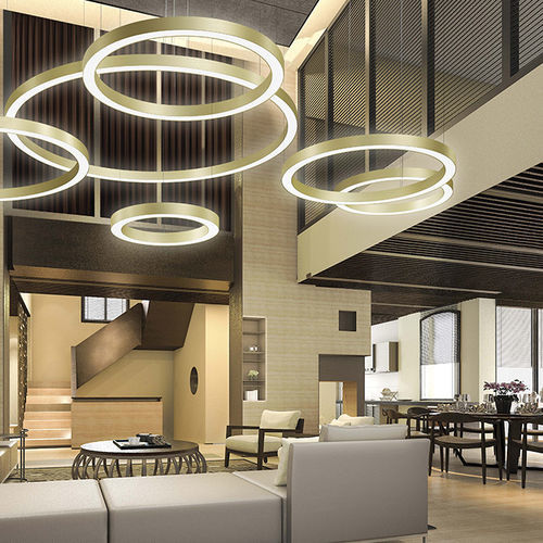 Hängelampe - RIM - Marchetti Illuminazione - Aluminium / modern / mit Kabel