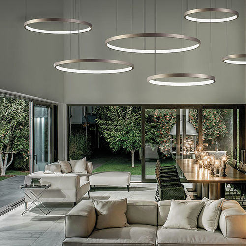 Hängelampe - AURA - Marchetti Illuminazione - Aluminium / modern / mit Kabel