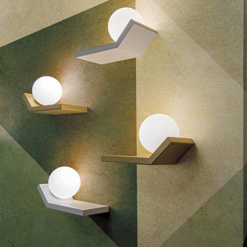 Moderne Wandleuchte - SCIVOLO - Marchetti Illuminazione - für den Innenraum / geblasenes Glas / Metall