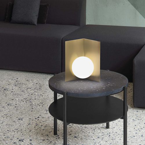 Tischlampe - BALANCE - Marchetti Illuminazione - geblasenes Glas / Satin / modern