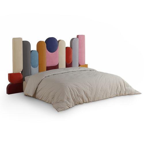 Doppelbett - EJ EE - Malabar - modern / Polster / gepolstertes Kopfteil