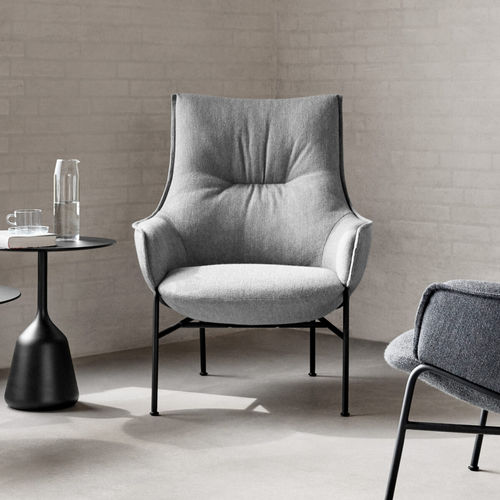 Moderner Sessel - ALOE - Wendelbo - Stoff / Massivholz / MDF