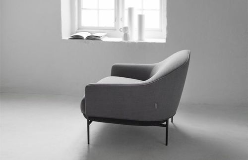 Moderner Sessel - CHILL - Wendelbo - Leder / Stoff