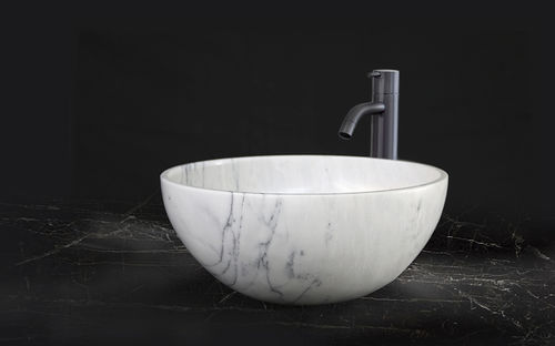 Aufsatzwaschbecken - TOP MOUNT SINKS - MAAMI HOME - Marmor / nach Maß / rechteckig