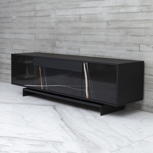 Modernes Sideboard - GRAMMI S SAHARA - MAAMI HOME - Eiche / Holzfurnier / lackierter Stahl