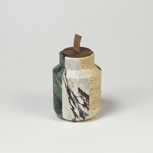 Marmor-Kerzenhalter - HANDLE NATURE - MAAMI HOME