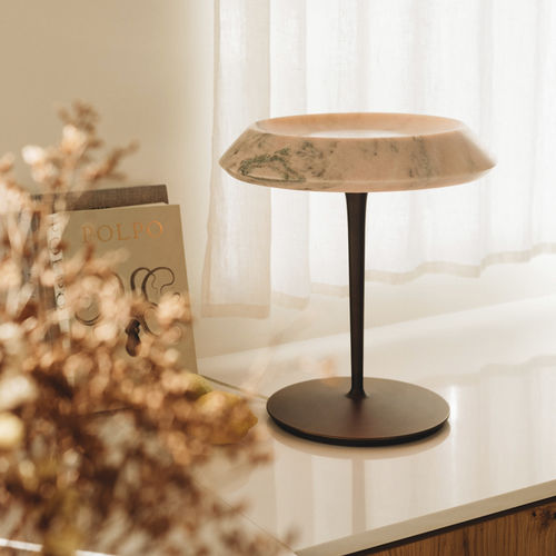 Tischlampe - FIORE - MAAMI HOME - Messing / Marmor / modern