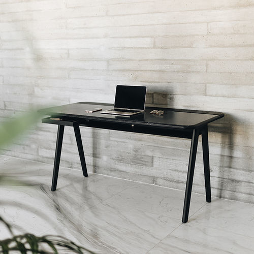 Bodenstehender Schreibtisch - DRAFT  - MAAMI HOME - modern / Marmor / gerade