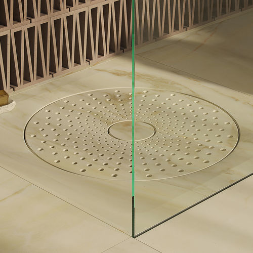Quadratische Duschwanne - CONTINENTAL ESTREMOZ FLUSH - MAAMI HOME - zum Aufstellen / bodengleich / Marmor