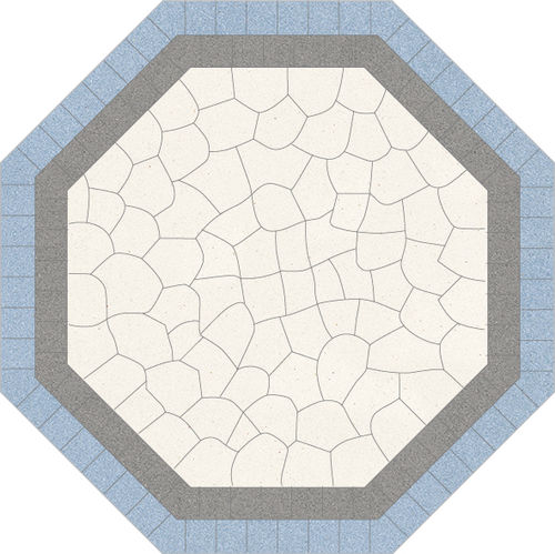 Zementfliesen - 04 - Karoistanbul - Naturstein / Mamorgranulat / matt
