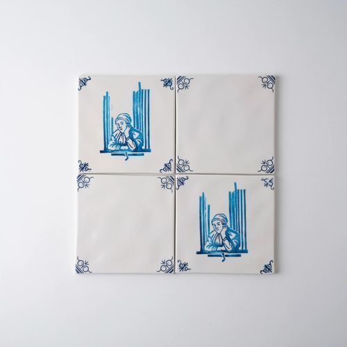 Tonfliesen - VINTAGE COLLECTION 12 - Karoistanbul - matt / für den Innenraum / Wand