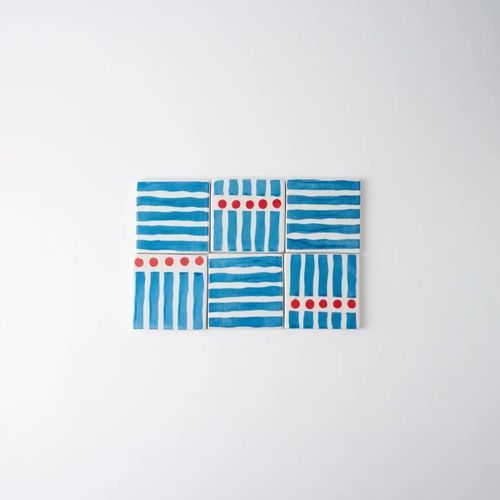 Keramikfliesen - DOT &amp; LINE SERIES - Karoistanbul - matt / für den Innenraum / Wand