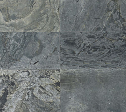 Quarz-Fliesen - ZEERA GREEN - classical natural Stone - Schiefer / matt / für den Innenraum