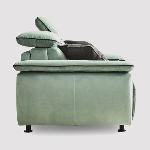Bettsofa - Caravaggio 7 - Aerre divani - modern / Stoff / grün