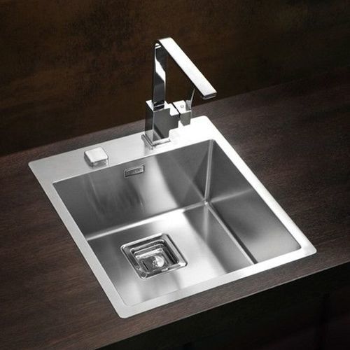 Einbeckenspüle - Stylux 10 - Alveus - ohne Abtropffläche / Edelstahl / einbaufähig