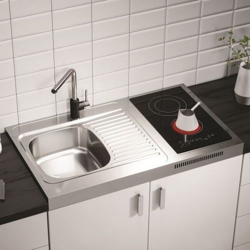 Elektrisches Kochfeld - Combi Ceral 100 - Alveus - mit 2 Kochfeldern / Einbau / mit Touch-Steuerung