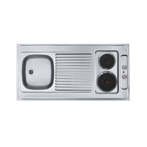 Elektrisches Kochfeld - COMBI ELECTRA 120 - Alveus - Profi / mit 2 Kochfeldern / Einbau