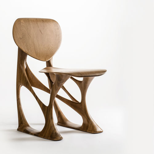 Stuhl / organisches Design - GROOVE - Enne - für den Innenraum / Holz / für Privatgebrauch