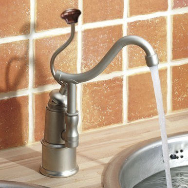Aufsatz-Einhebelmischer - 4101 - Herbeau - Metall / für Küche / 1-Loch