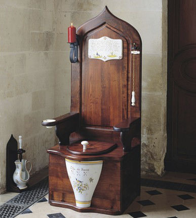 Freistehendes WC - 5501 - Herbeau - für Gewerbegebrauch / liegend / erhöht
