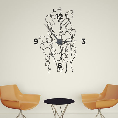 Text-Wandtattoo - HORLOGE EL NATURA FILAIRE - Atelier d'Art Osmoze - Design & décoration murale - Natur