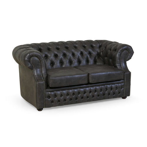 Chesterfield-Sofa - Tarmeko LPD - Leder / mit Armlehnen / Polster