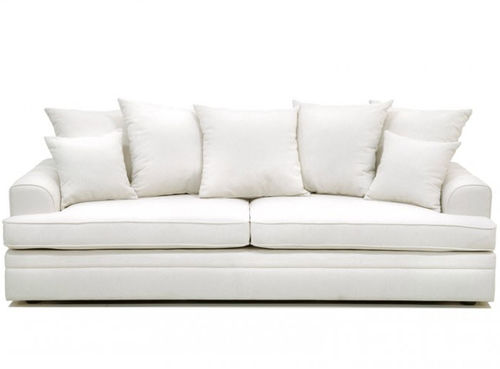 Modernes Sofa - Memphis - Tarmeko LPD - Stoff / weiß / mit Armlehnen