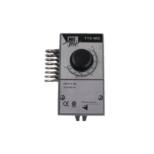 Thermostat für Heizungen - R55 - flowair - für Lüftungssystem / Raum / grau