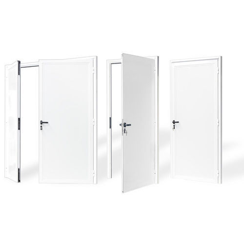 Tür zur Außenaufstellung - BASIC - Panelais - Aluminium / Stahl / Polystyrol