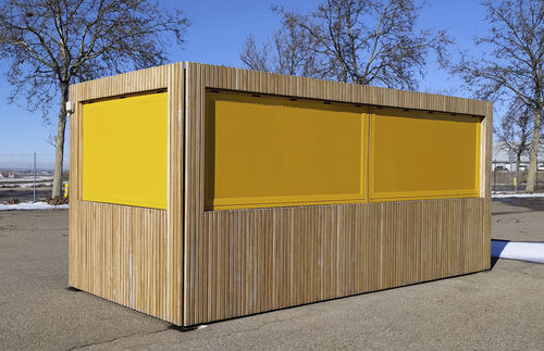 Kiosk für gewerbliche Nutzung - Panelais - Gastronomie / für Außenbereich / Holz