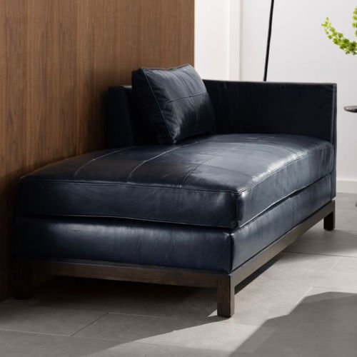 Moderne Récamiere - EDMOND - Arteriors Home - Leder / Holz / Gestell aus Esche