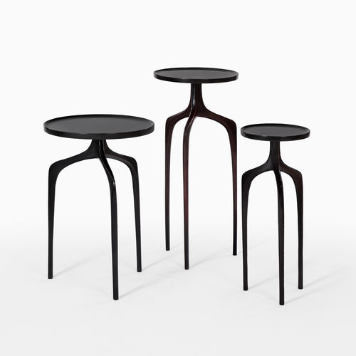 Beistelltisch / organisches Design - CASTE - Holz / rund / für Privatgebrauch