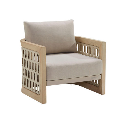 Moderner Sessel - RIVA - Higold - Sunbrella® / Teakholz / mit abnehmbarem Kissen