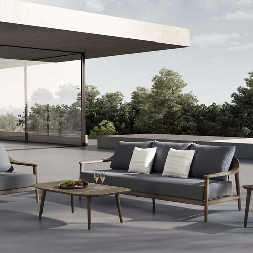 Modernes Sofa - LEO - Higold - für Außenbereich / Sunbrella® / grau