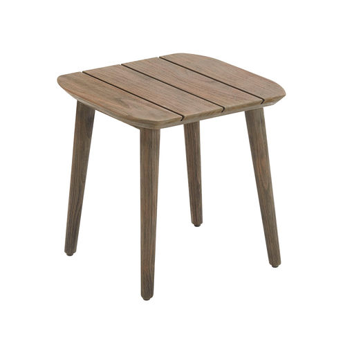 Moderner Beistelltisch - LEO - Higold - Holz / Gestell aus Holz / quadratisch