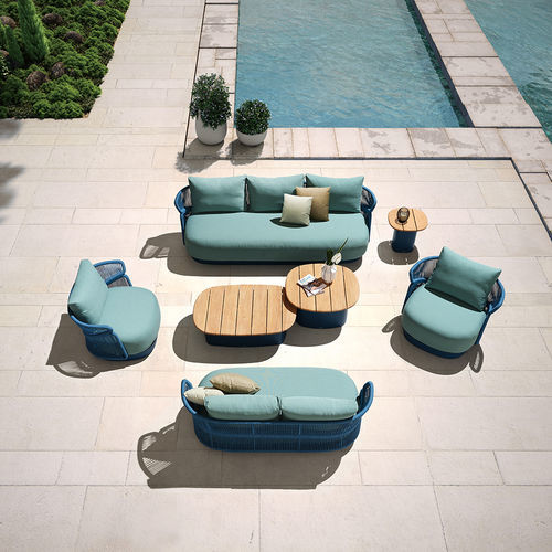 Modernes Lounge-Gartenmöbel - AIO - Higold - Sunbrella® / Aluminium / Kordel