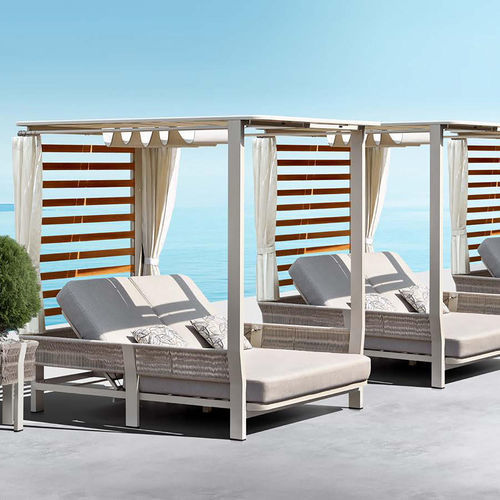 Garten-Bett / Himmel - BORROMEO - Higold - Doppelbett / modern / schrägstellbar