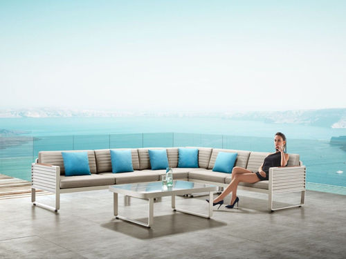 Modulsofa - AIRPORT - Higold - Eck / modern / für Außenbereich