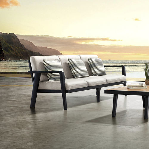 Modernes Sofa - EMOTI - Higold - für Außenbereich / Sunbrella® / mit Armlehnen