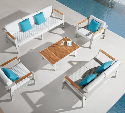 Modernes Sofa - NOFI - Higold - für Außenbereich / Sunbrella® / mit Armlehnen
