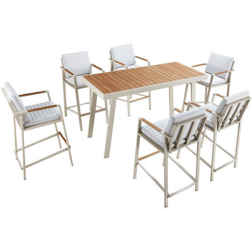 Moderner Barstuhl - NOFI  - Higold - für Außenbereich / Stoff / Gestell aus Aluminium