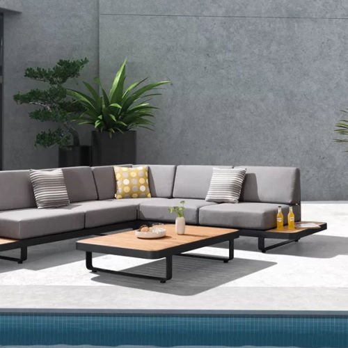 Moderner Couchtisch - NEW POLO - Higold - Holz / Gestell aus Metall / rechteckig