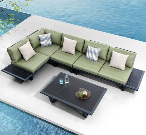 Modulsofa - SOPHIA 2.0 - Higold - modern / für Außenbereich / Stoff