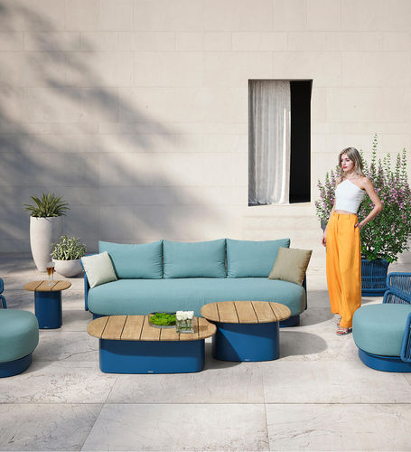 Modernes Sofa - AIO - Higold - für Außenbereich / Sunbrella® / mit Armlehnen