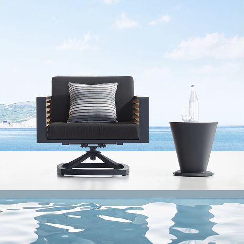 Moderner Sessel - NEW YORK - Higold - Sunbrella® / Teakholz / Aluminium
