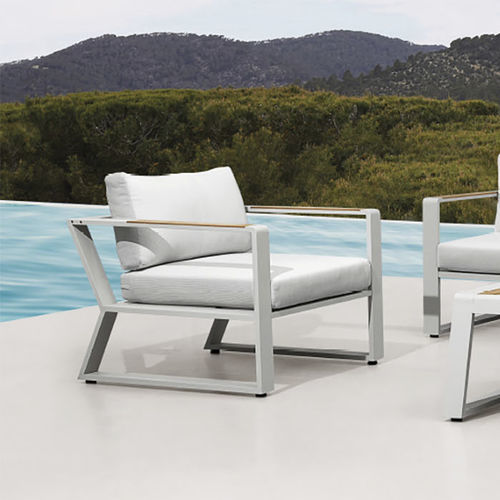 Moderner Sessel - EXEE PRO - Higold - Sunbrella® / Aluminium / mit abnehmbarem Kissen